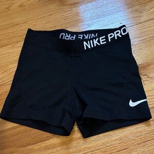 Nike Pro Women's Athletic Black Shorts
